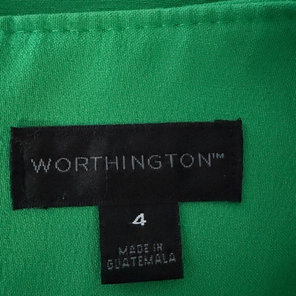 Worthington Green Pencil women’s Skirt Size 4 Stretch Career(A487)✨ - Picture 10 of 14